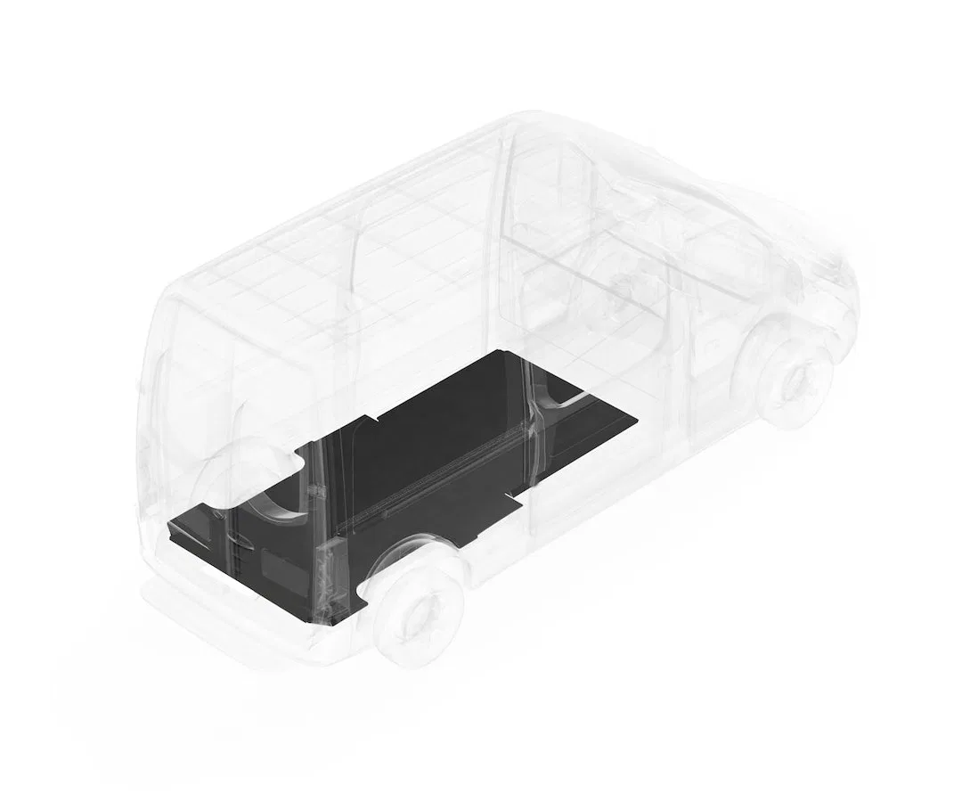 132-043-7021 – LEGEND FLEET Cargo Area Liner, Black Direct Fit Flat Edges Rubber Non-Skid 1 Piece